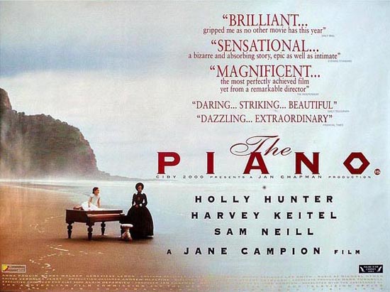 《钢琴课》（The piano）海报
