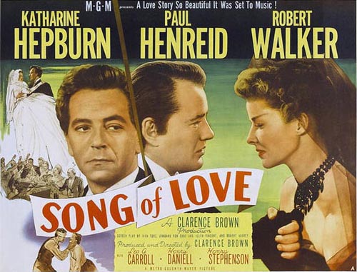 《爱情之歌》（Song of love）海报