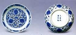 咸丰青花瓷器,同治青花瓷器