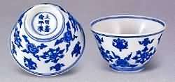 明代嘉靖,隆庆青花瓷器