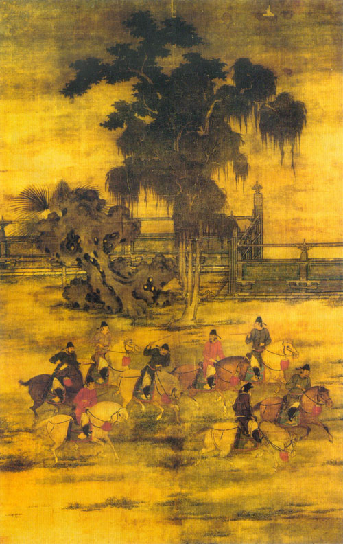 古画遗珍－《八达春游园》